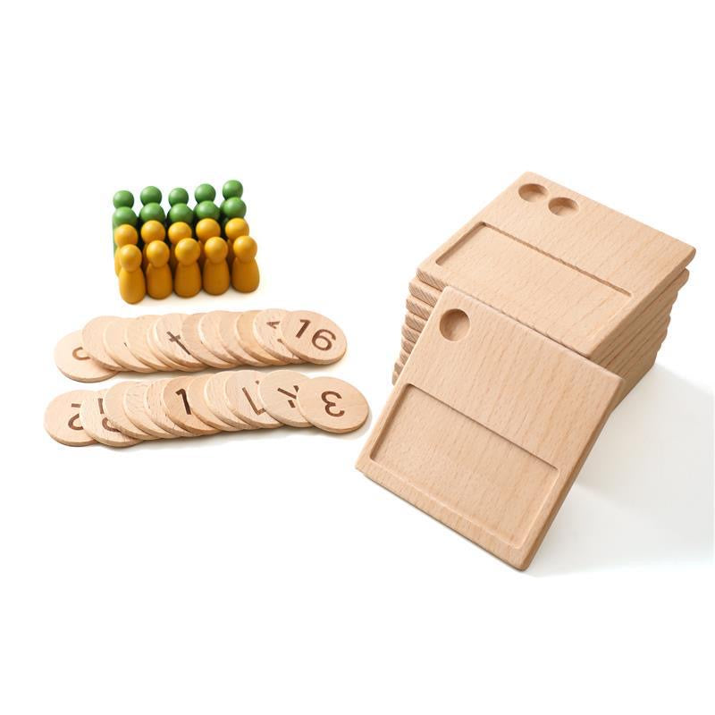 Set de juego de matemáticas Montessori - Juego educativo de matemáticas