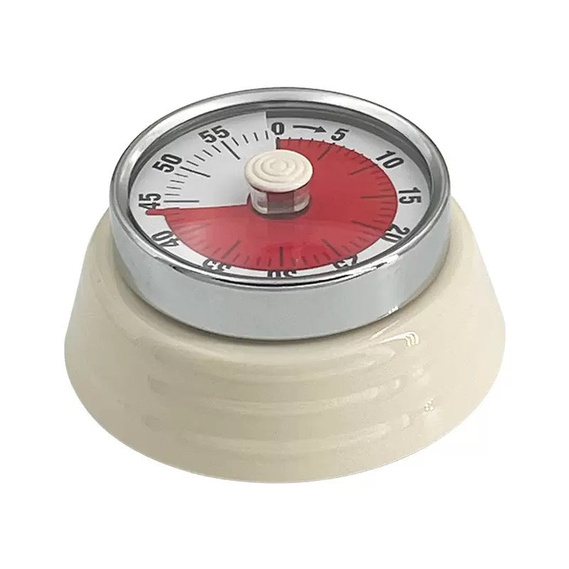 Visual Countdown Round 60 Minute Timer Mechanical Magnetic Kitchen Timer