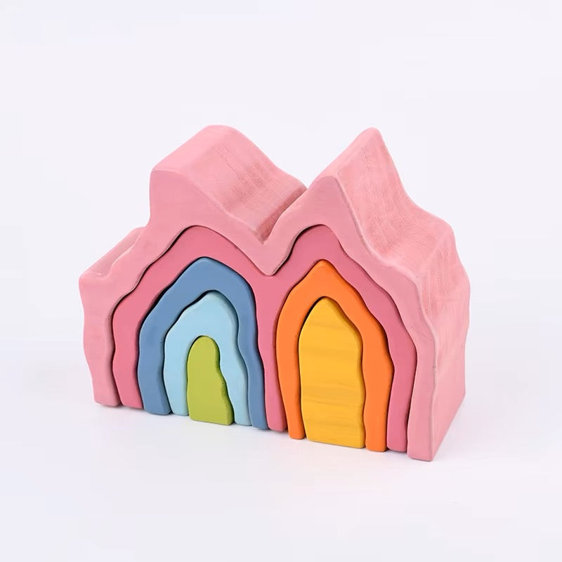 Wooden Stacking Great Barrier Coral Reef Block Playroom Décor