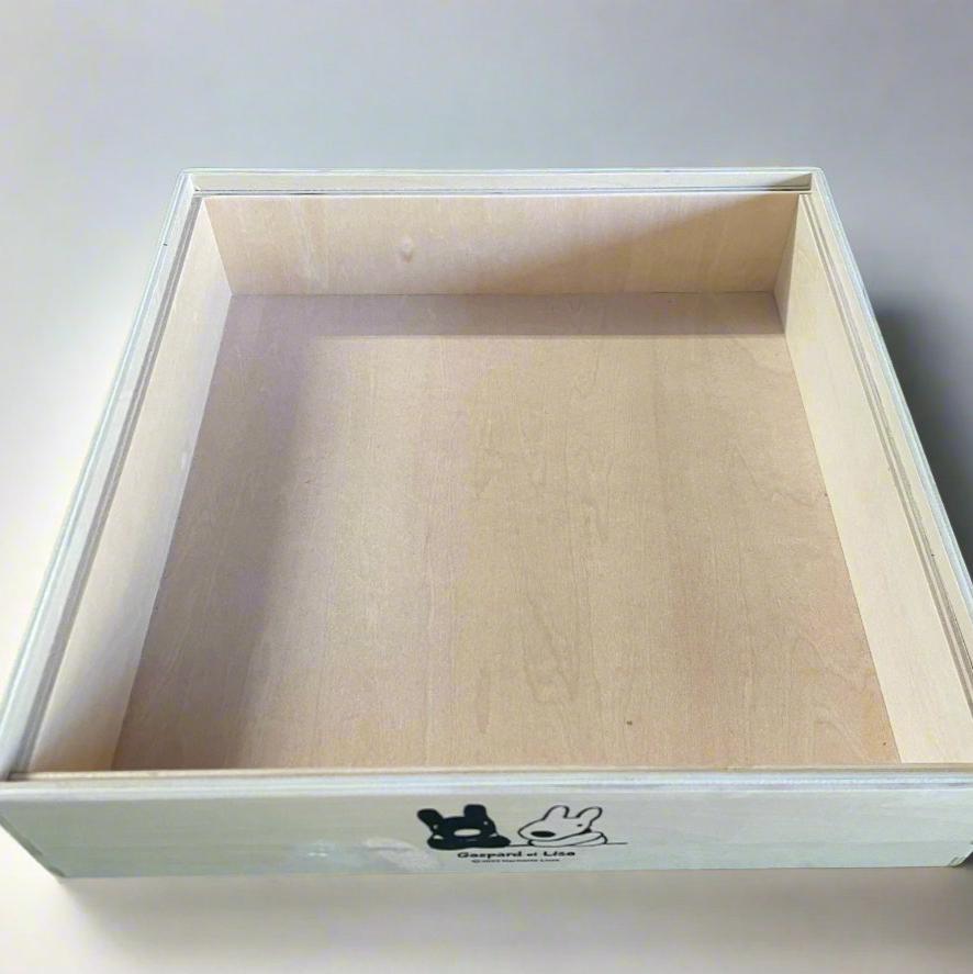 Wooden Gear & Cog Sorting Activity Box Tray