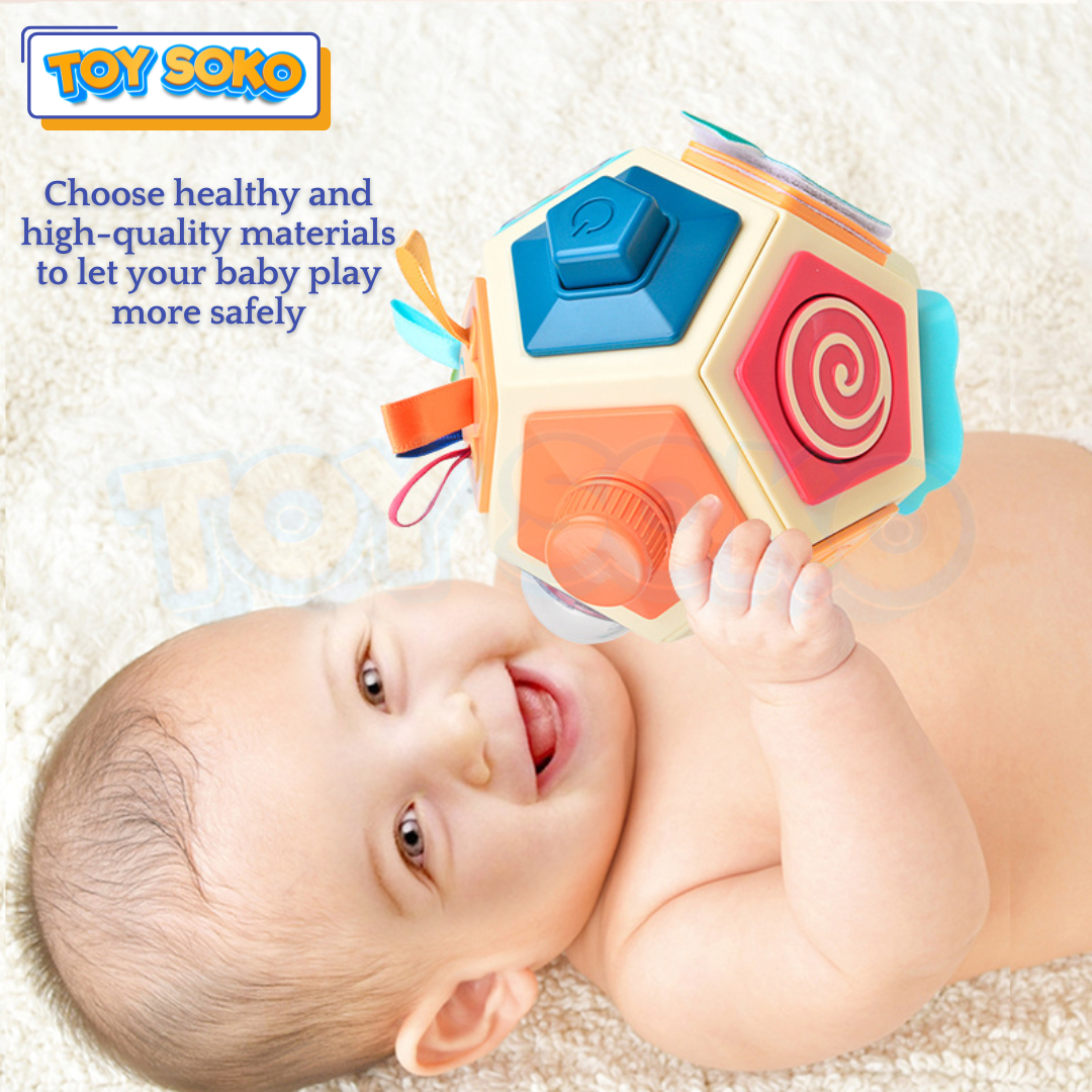 Sensory Toys for Babies – Interactive Activity Cube for Learning