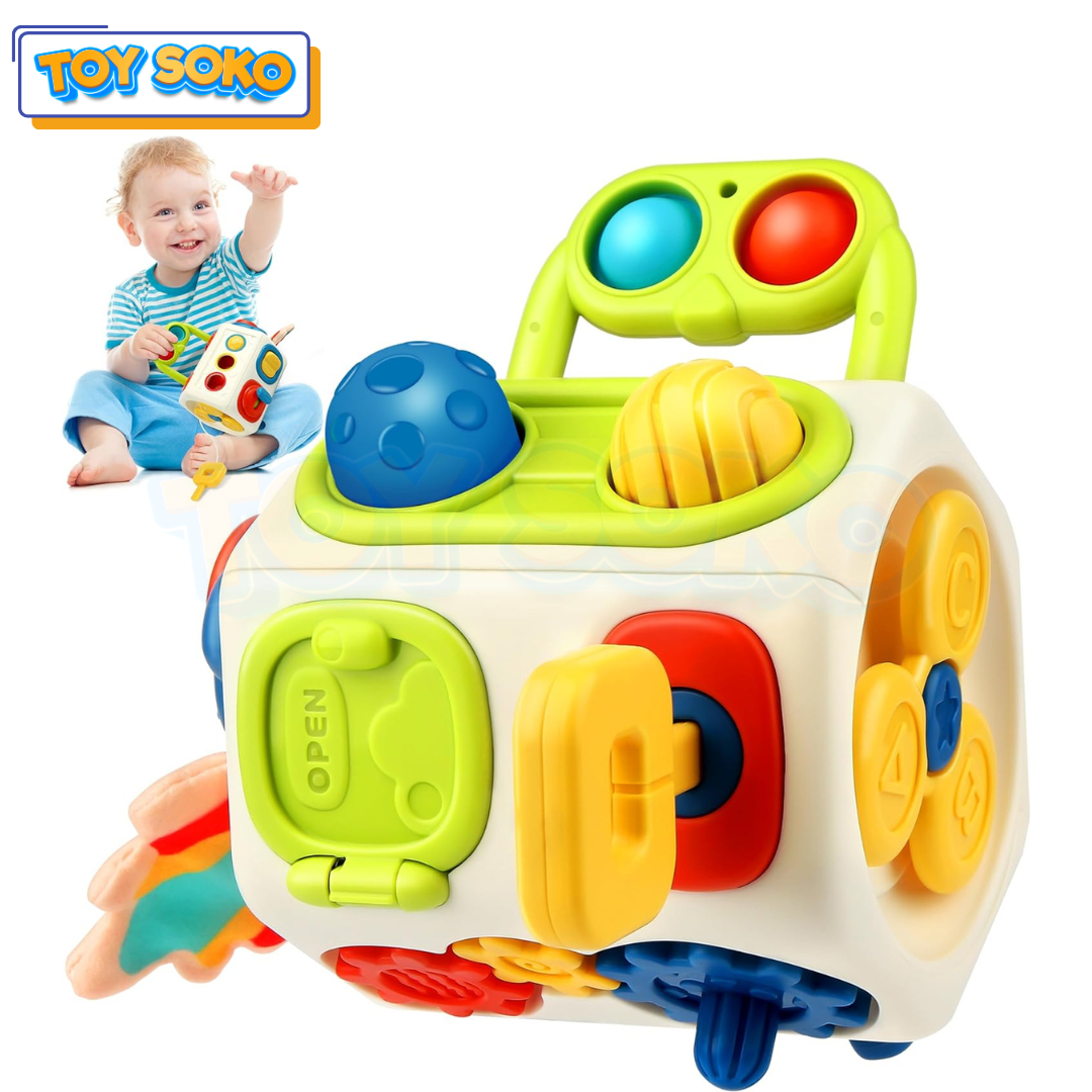 Activity Cube – 10-in-1 Baby Development Toys for Toddlers