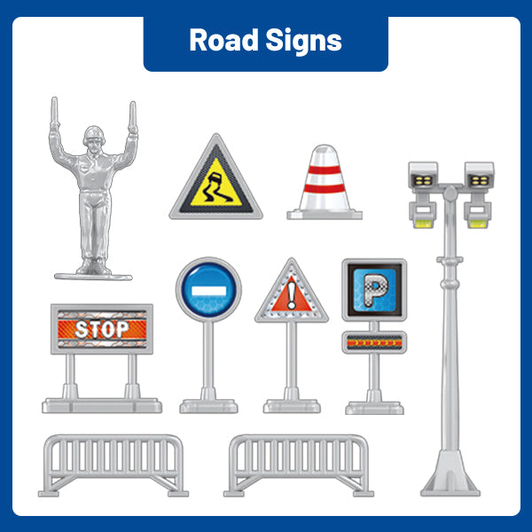 Interactive Aircraft Play Set for Kids with Big Battle Map Trucks aircraft tower and you get 2 airliners, 1 helicopter, aircraft trailer, aircraft lift, luggage truck, sports car, police car, ambulance and fire truck Military Toys for 3+