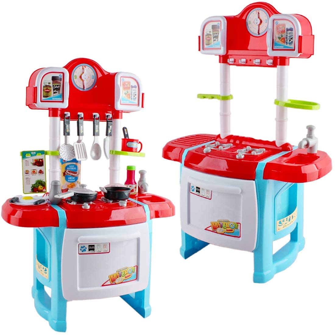 'My Little Chef' Minatare Kitchen Playset Role Playing Game with Light and Sound Water Features Kids Christmas Gift Toys
