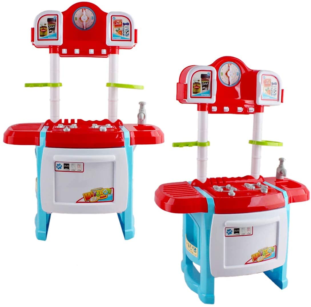 'My Little Chef' Minatare Kitchen Playset Role Playing Game with Light and Sound Water Features Kids Christmas Gift Toys