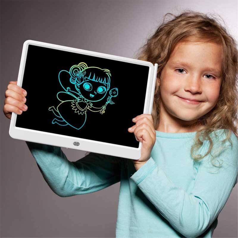 Tablette de dessin LCD couleur 15 pouces Fidtoy – Ardoise magique magnétique pour enfants de 3 à 8 ans
