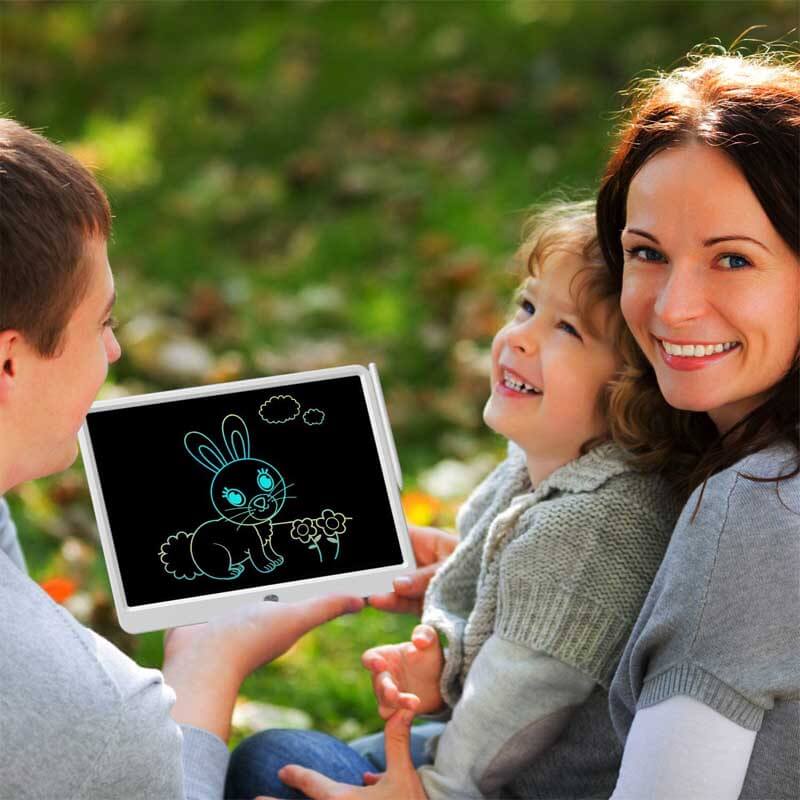Tablette de dessin LCD couleur 15 pouces Fidtoy – Ardoise magique magnétique pour enfants de 3 à 8 ans