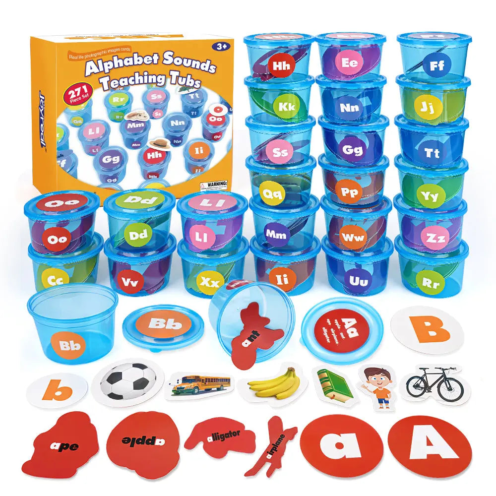 Juego de aprendizaje del abecedario - Juguete educativo Montessori para niños pequeños