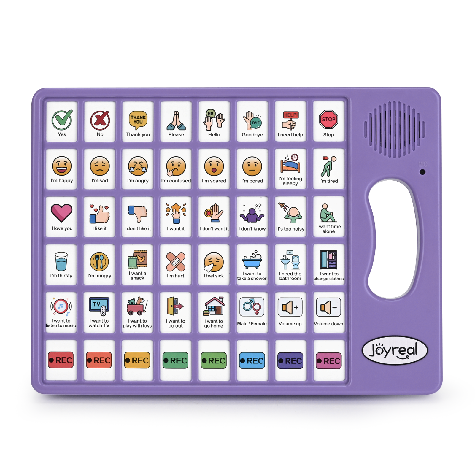 Fidtoy AAC Communication Device for Autism - Bilingual Speech Aid for Toddlers