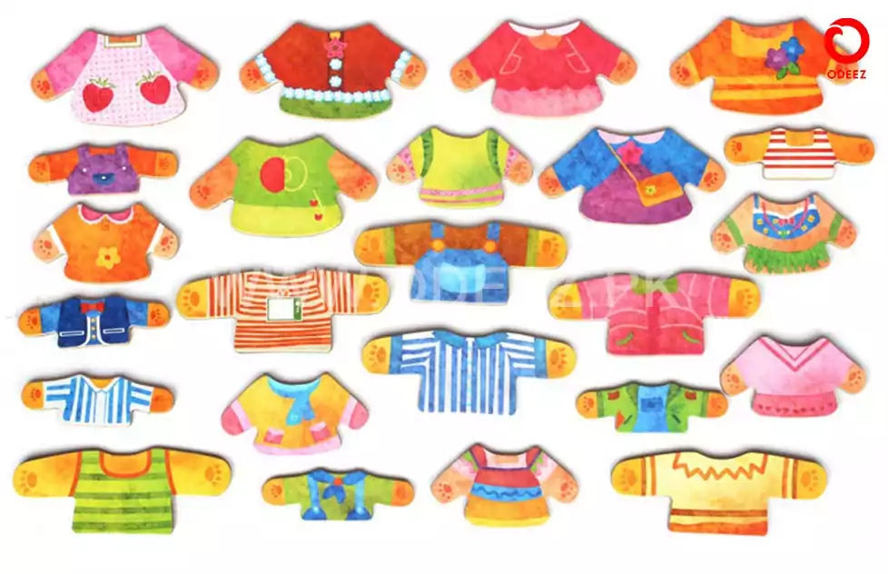 Magnetic Puzzle Bear Changing Board - 24 Sets