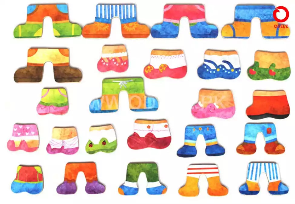 Magnetic Puzzle Bear Changing Board - 24 Sets
