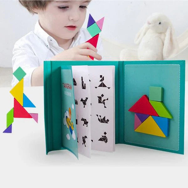 Tangram Educational Magnet Board for Kids