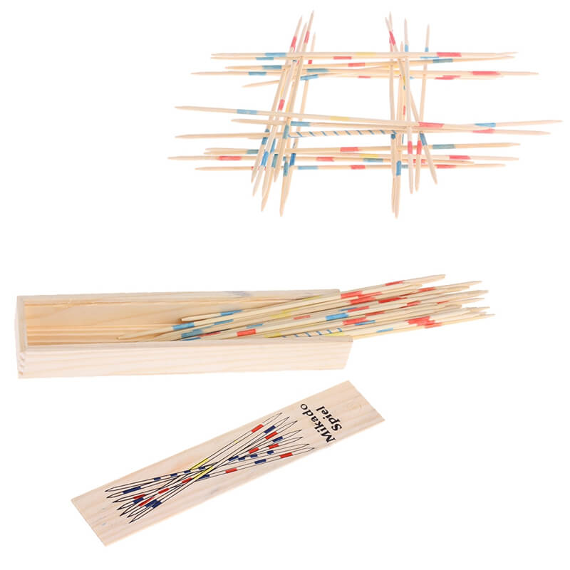 Fidtoy Mikado Pick Up Sticks Game Wooden Family Toy