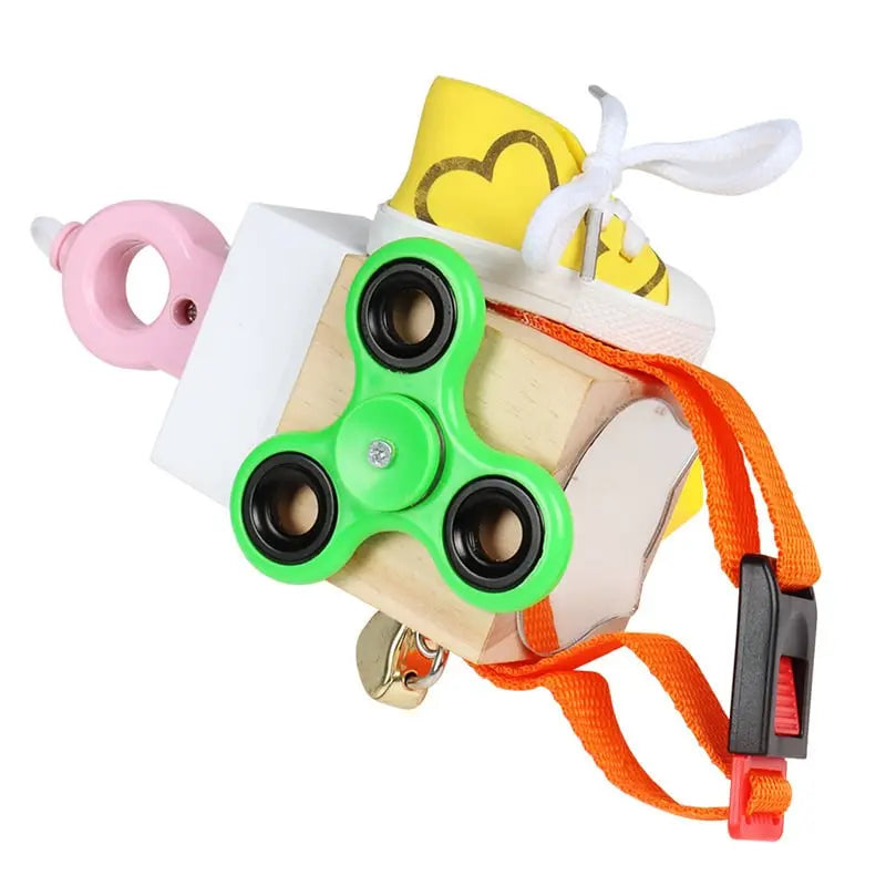 Cube d'éveil Montessori Fidtoy pour bébés et tout-petits – Jouet de développement sensoriel et cognitif