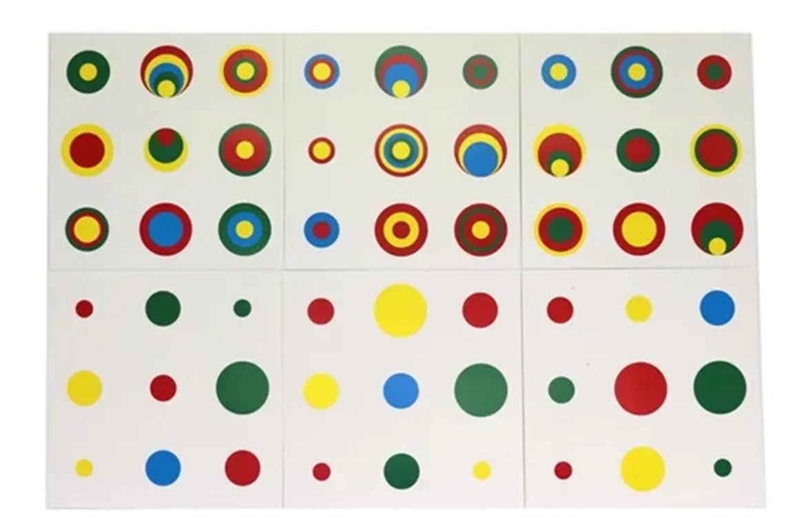 Mini Knobless Cylinders with Control Cards - Montessori Sensorial Material