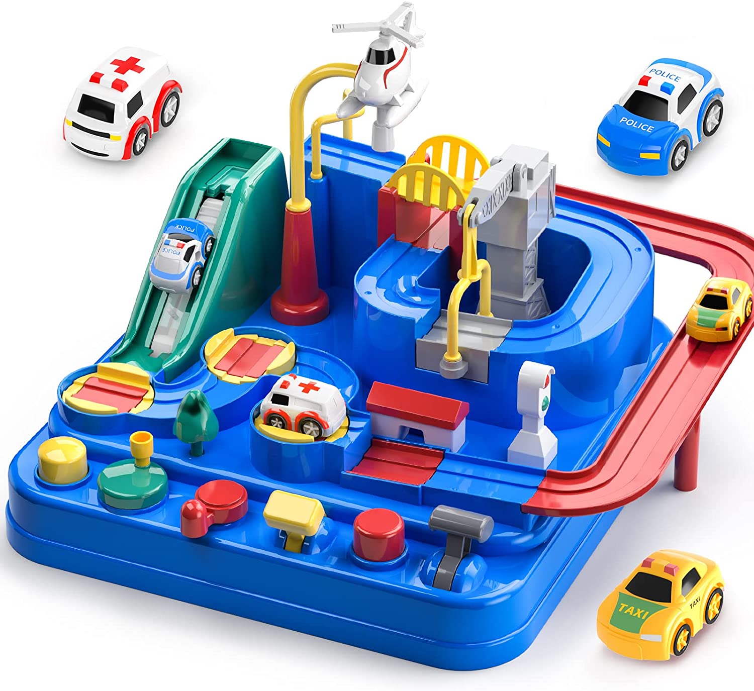 Aventure de sauvetage en voiture Montessori