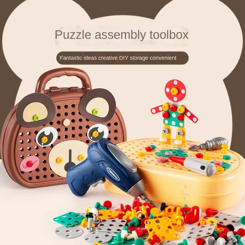 Juego de herramientas de montaje y reparación Montessori