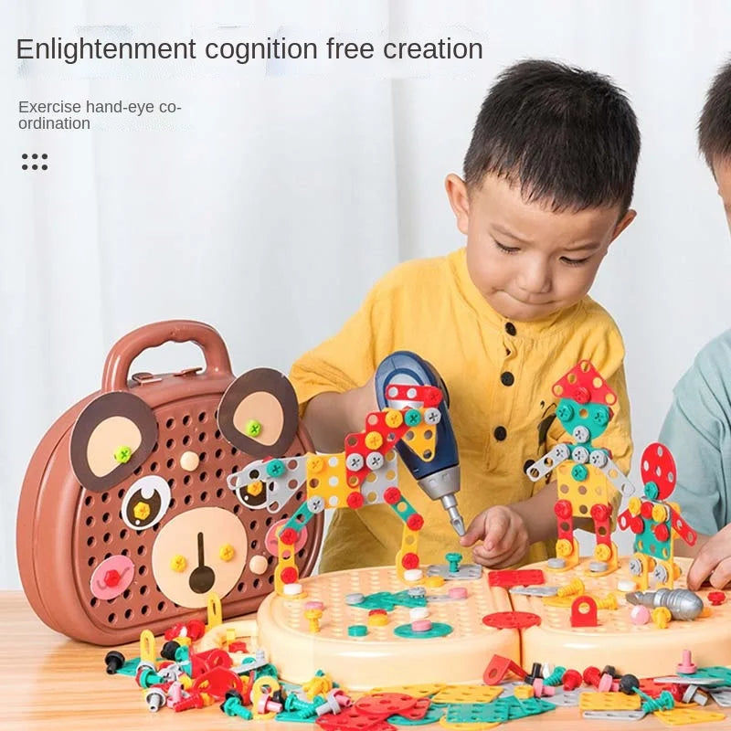Juego de herramientas de montaje y reparación Montessori