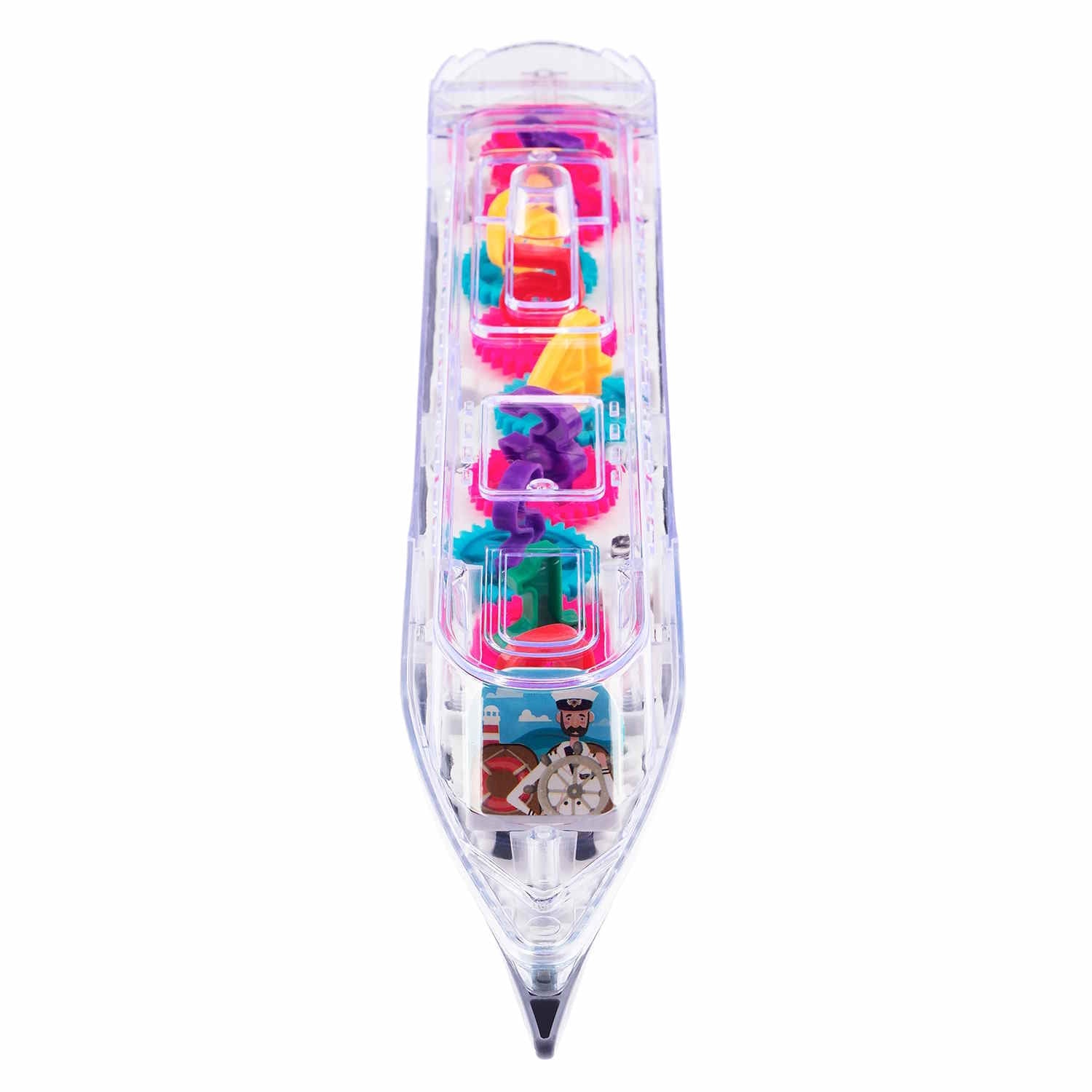 Barco de vapor con luz y sonido Number Gear para niños - 868