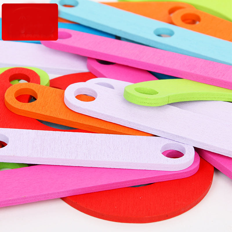 Fidtoy Numbers and Letters Jigsaw Puzzle Wooden Toy