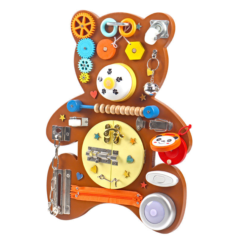 Montessori Bear Busy Board