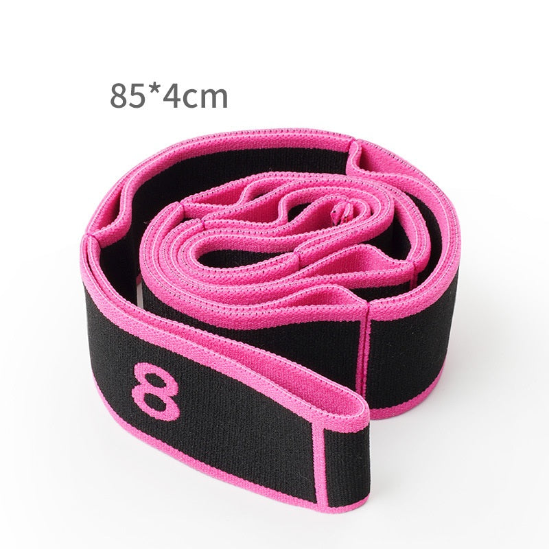 Kids Yoga Gymnastic Stretch Strength Training Strap with adjustable Loops