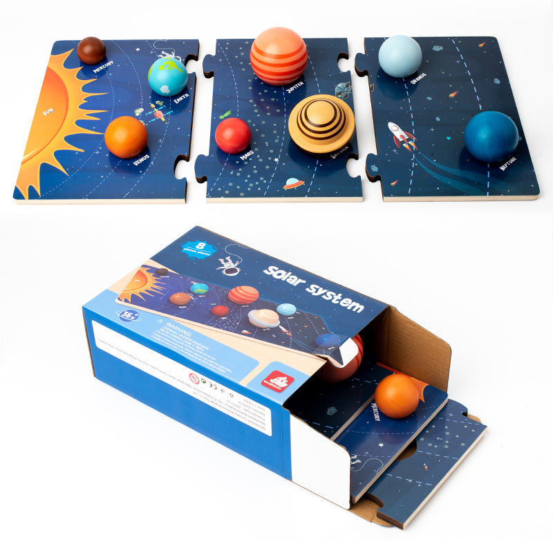 Jumbo Solar system model puzzle with Planets Board