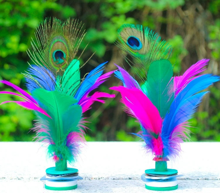 Feather Kick Shuttlecock Kids Outdoor Hacky Sack Activity Toy