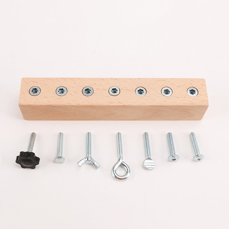 Montessori Screwdriver Board With Tools Bolts and nuts