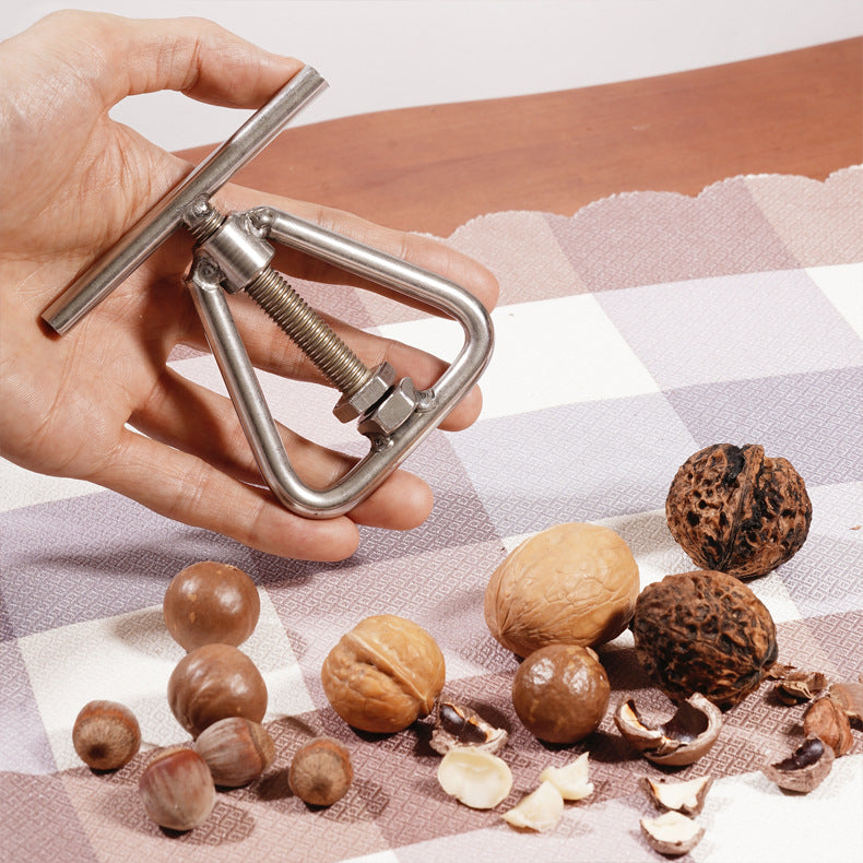Wooden Macadamia Nut Cracker Handheld Opener