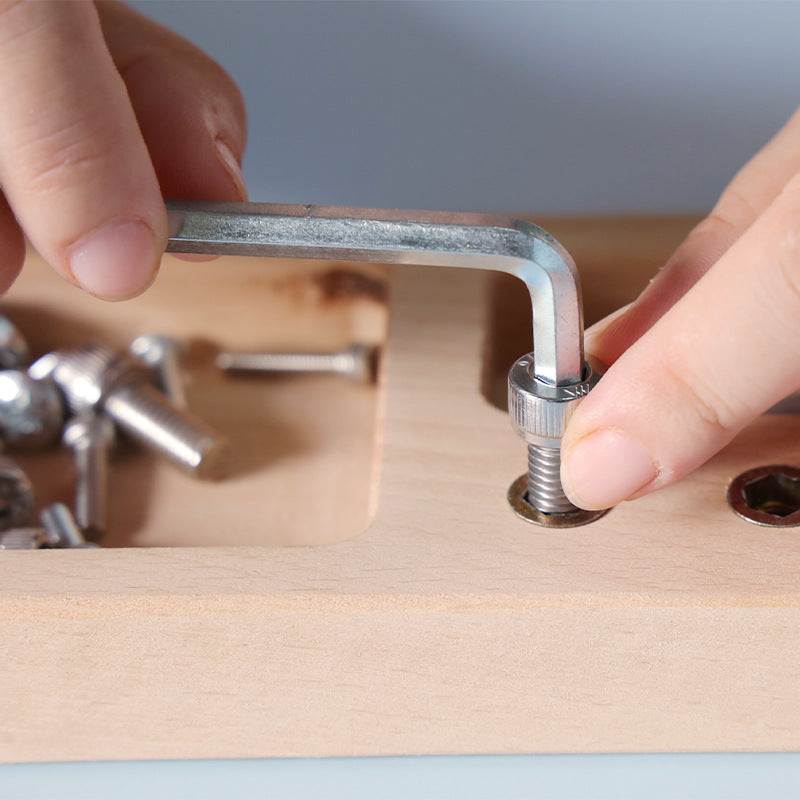 Happy Gumnut Montessori Screw Driver Board Multi Tool Activity Toy