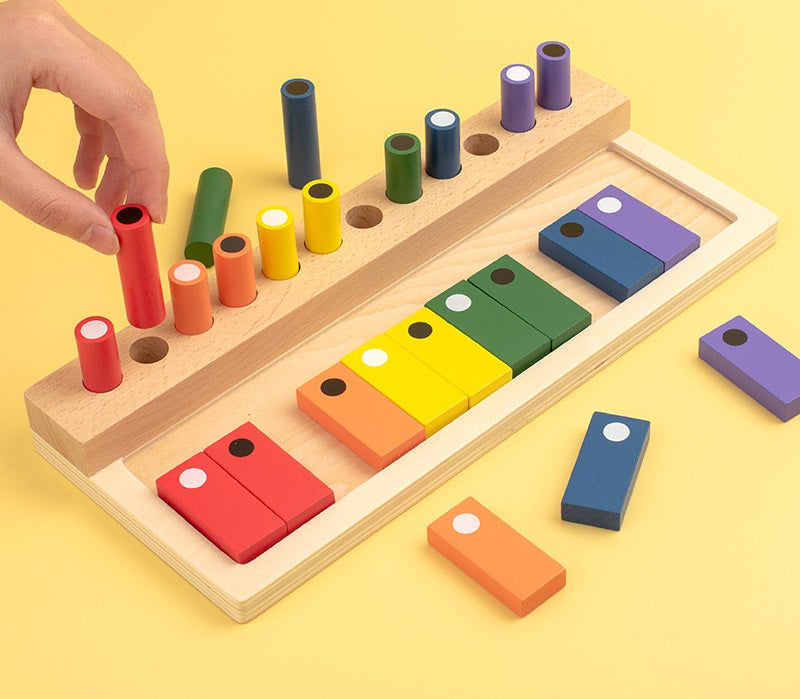 Montessori Sequence Sorter Memory Colour Sorting Board