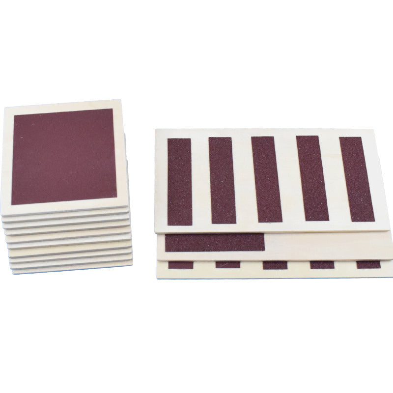 Montessori Rough and Smooth Board Sensorial Touch and Textures Matching Activity