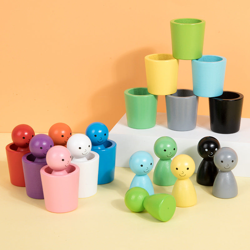 Colour Sorter Cups and Dolls Friends
