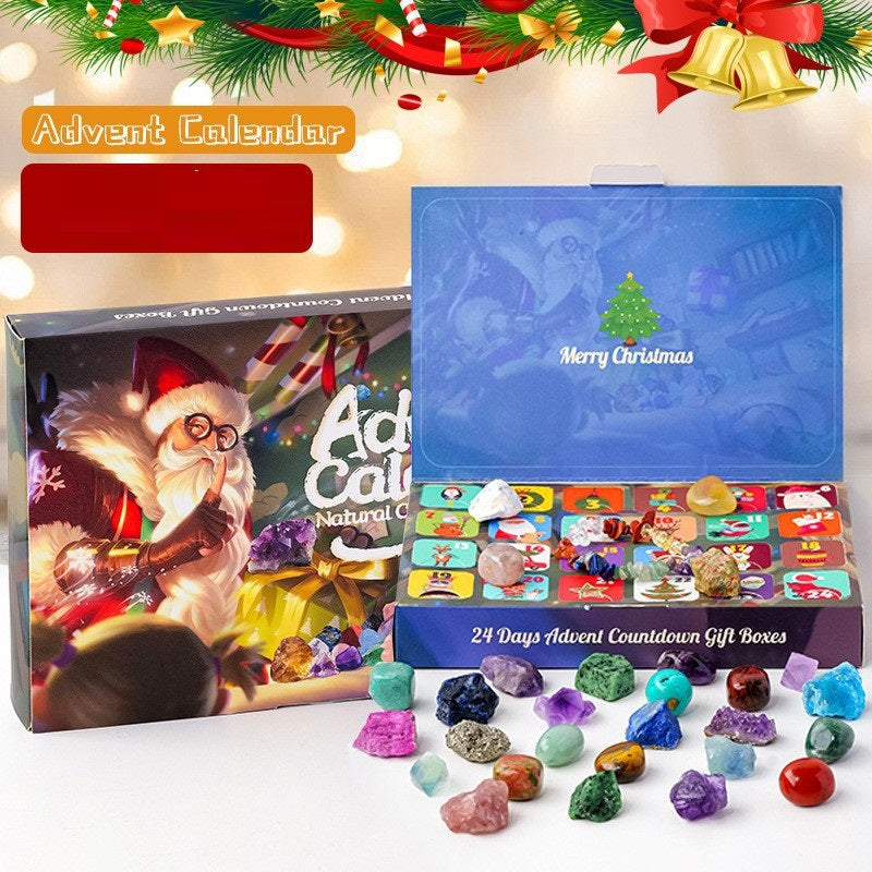 Real Gemstone Crystal Christmas Advent Calendar