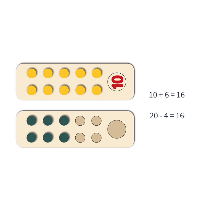 Basic Montessori Counting Pegs Number Counting Sticks Boards