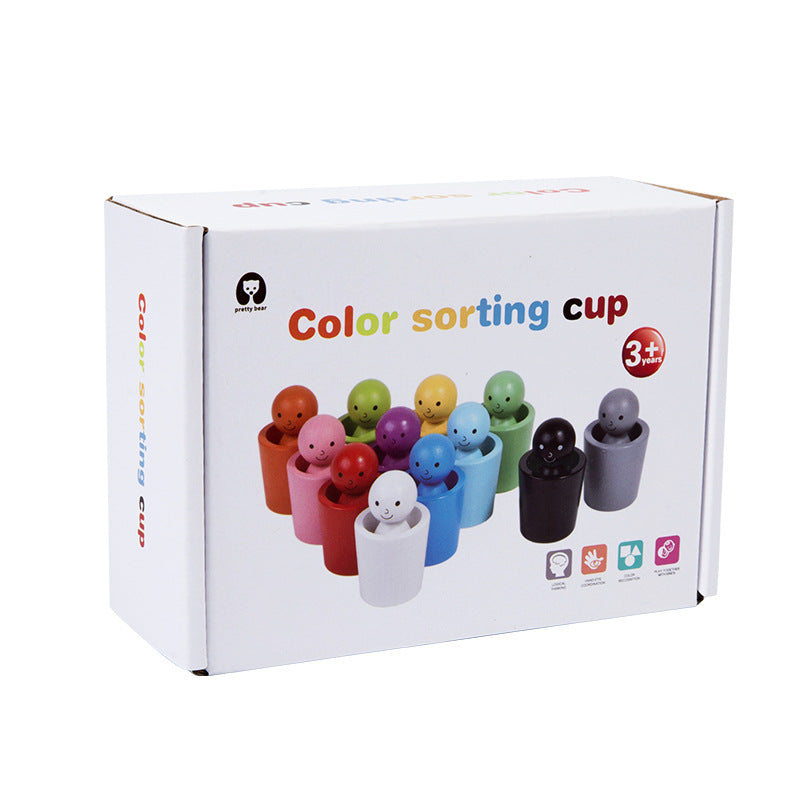 Colour Sorter Cups and Dolls Friends