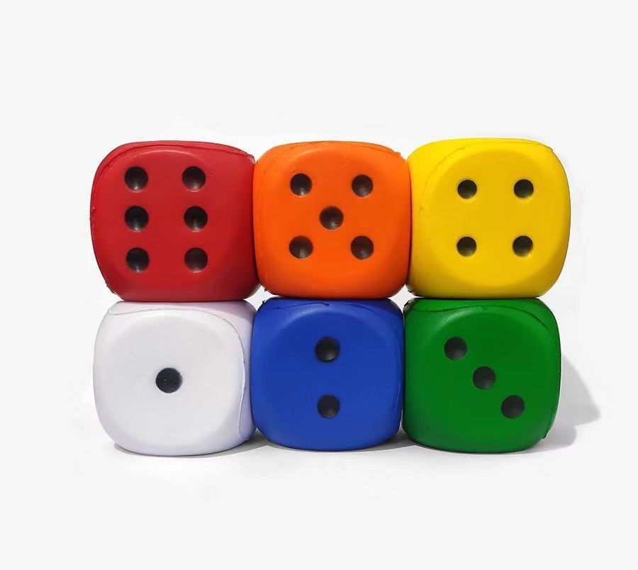 Oversize Foam Dice Squishy Game Kids Outdoor Childcare Toy