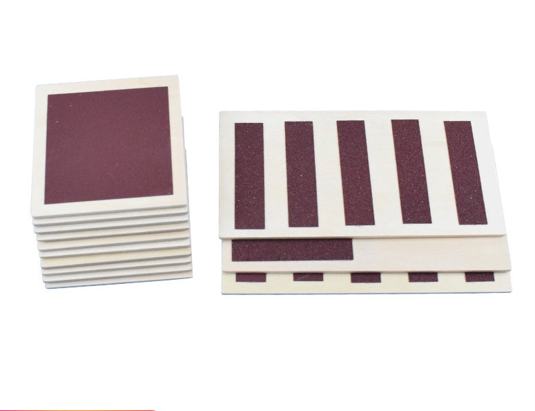 Montessori Rough and Smooth Board Sensorial Touch and Textures Matching Activity