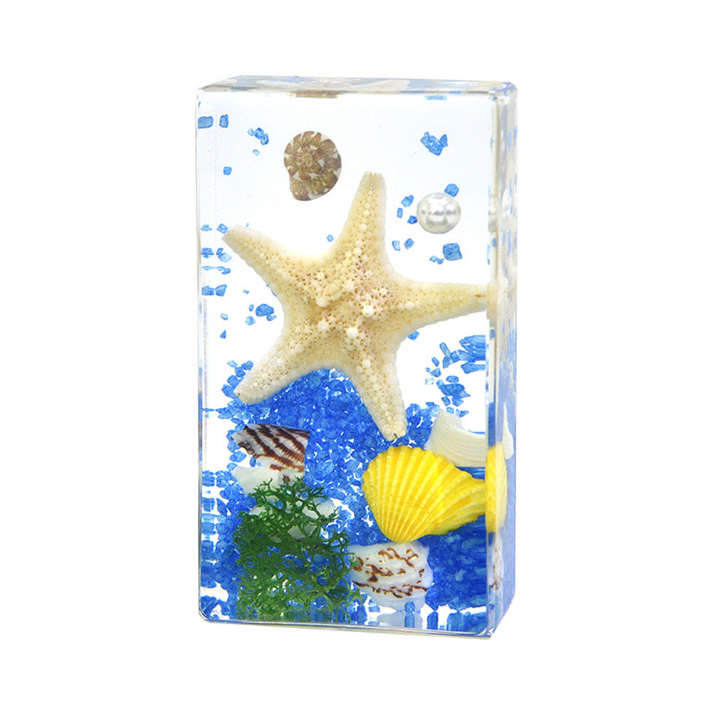 Tubby Star Fish Resin Environment Under the Sea