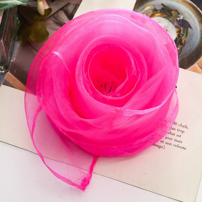 Mesh Play Scarves Imaginative Play Toy Fabrics 60cm x 60cm