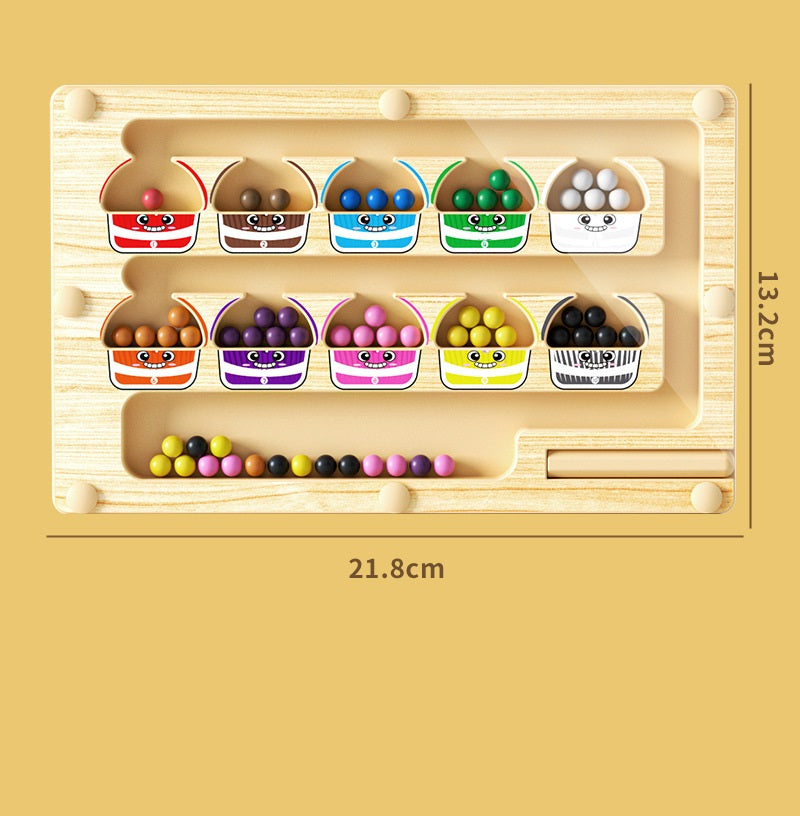 Junior Mini Portable PVC Magnetic Pen Colour Sorting Board