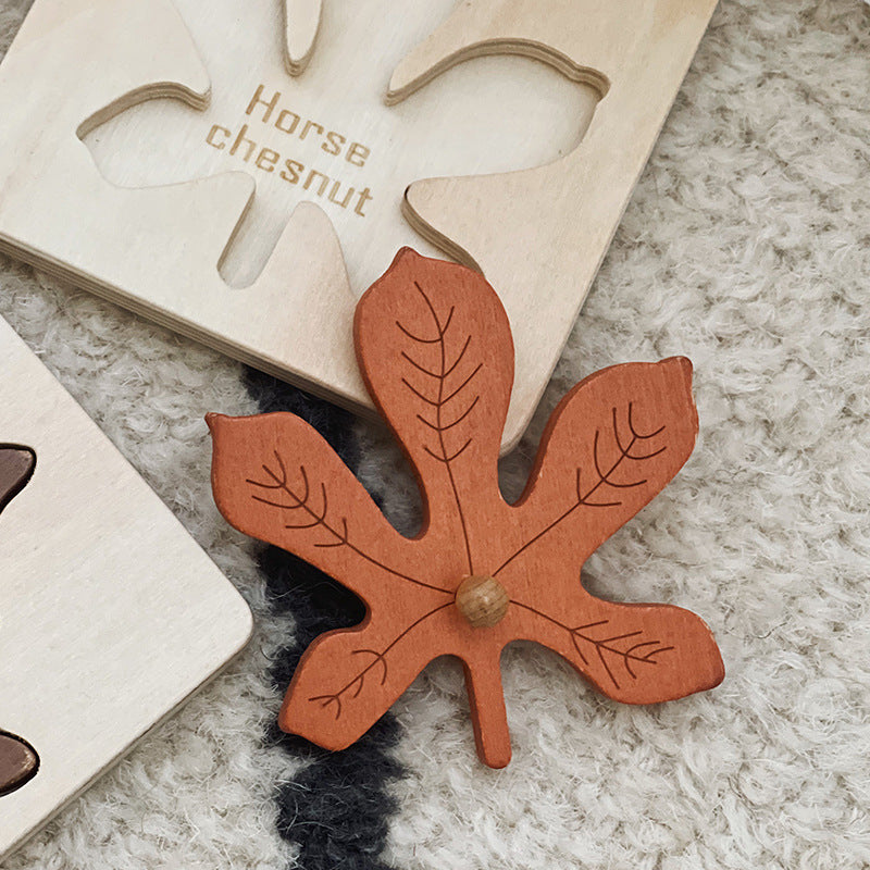 Montessori Leaves Peg Puzzles