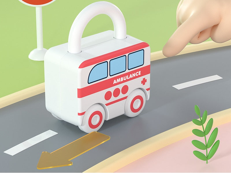 Montessori Inspired Numbers 123 Lock and Key Set