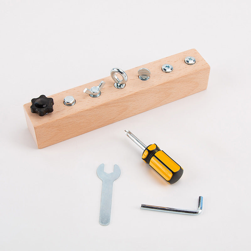 Montessori Screwdriver Board With Tools Bolts and nuts