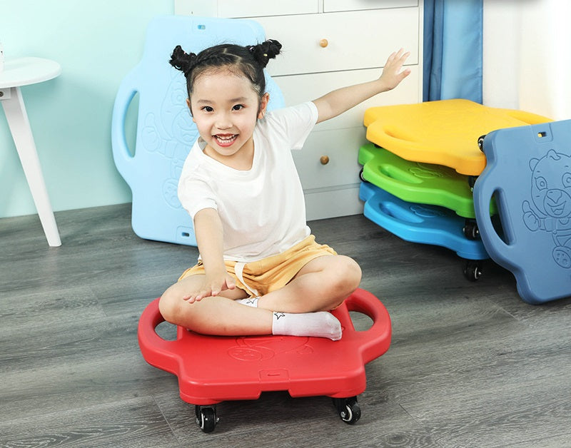 Motor Skill Body Scoot Board Kids Balance Sensory Occupational Therapy