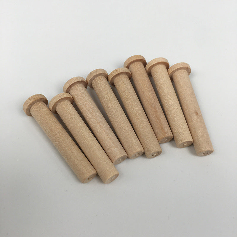 Set of 10 Wooden Nails Kids Safe Motor Skills Loose Parts