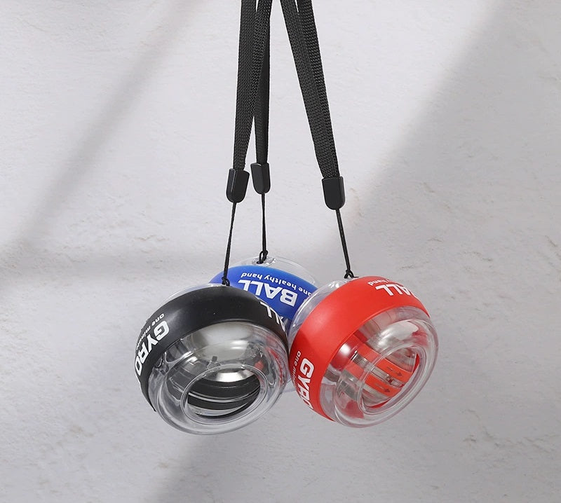 LED Wrist Ball Gyroscope Ball Muscle Power Gyro Arm Hand Exerciser Therapy Gyro wrist Trainer