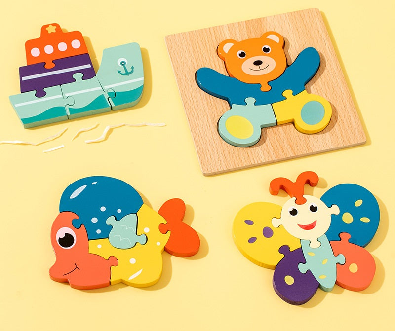 Wooden Kids Basic Puzzles