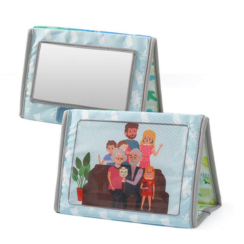 Toddler Insertable Family Album First Photo Album Plush Tactile Sensory Customisable Cloth Book